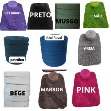 Imagem de Tapete Personalizado de Frufru Para Porta Kit 10 Peças 60X40 Atacado -