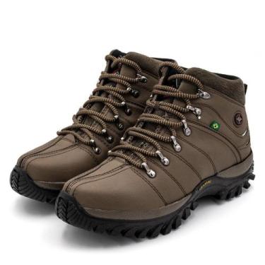 Imagem de Tênis Bota Masculino Coturno - FLZ Shoes, Marrom claro, 43