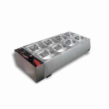 Imagem de Chocolateira Gourmet Profissional 8 cubas 1/6 16L ZPCHG08 - Zepper, 22