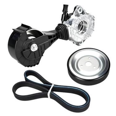 Imagem de Conjunto de tensor de correia de transmissão com roda de fricção intermediária, polia de bomba de água e kit de correia serpentina 1060352 adequado para Mini Cooper/Cooper Paceman/Cooper Countryman