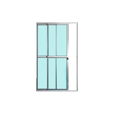 Imagem de Porta Balcão 2 Folhas Vidro 210x120 Brilhante Linha 25