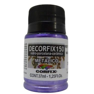 Imagem de Tinta Decorfix 150 Corfix Metálica 37ml - 19200, 399 - VIOLETA