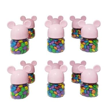 Imagem de Kit 12 Tubetes Rosa Lembrancinha de Aniversário e Festas - Disney