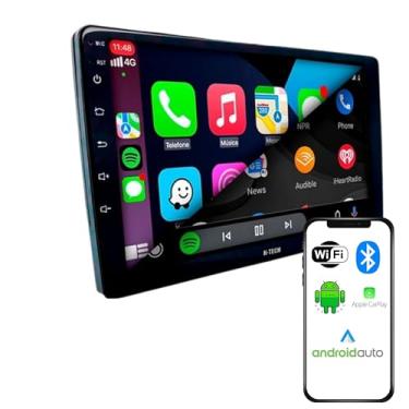 Imagem de CENTRAL MULTIMÍDIA ANDROID 13, TELA QLED 9" FULL TOUCH, SLIM, 2/64GB, USB, SD, AUX, BLUETOOTH, ESPELHA ANDROID E IOS, CARPLAY E ANDROID AUTO CONECTIVIDADE COM OU SEM FIO