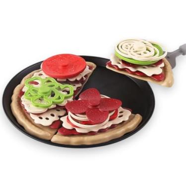 Imagem de Conjunto de Pizza Infantil Brinquedo Educativo e Criativo para Crianças Estímulo Habilidades