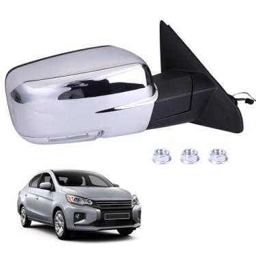 Imagem de Espelho retrovisor dobrável aquecido do lado do passageiro direito compatível com Dodge Ram 1500 2013-2018, para Ram Classic 2019-2020 1500 multifuncional substituição do espelho lateral do carro