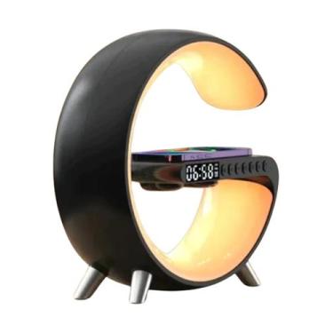 Imagem de Luminária e Caixa de som G inteligente RGB Dimerizável Preto - Fluxo J