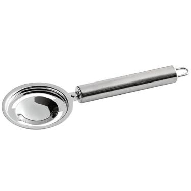 Imagem de OCS Parts Separador de ovos Pro Chef Series | Ferramenta de cozinha de aço inoxidável de 21 cm para separar claras de ovos de gemas em cozinhas domésticas ou comerciais