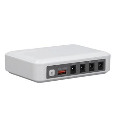 Imagem de Luocute Mini Ups, Bateria de Backup de Grande Capacidade de 6000mAh 5V 9V 12V Router de Saída Ininterrupta Fonte de Alimentação Com Luzes LED Inteligentes para Roteador Wi (Plugue nos EUA)