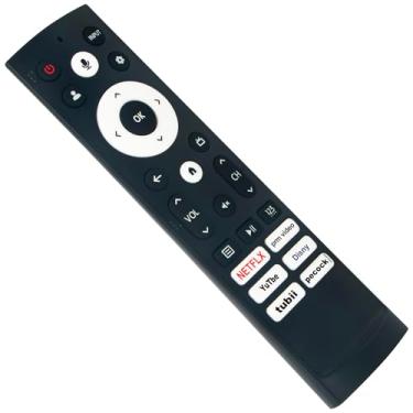Imagem de Beyution Controle remoto de substituição de voz ERF3V90H compatível com Hisense TV com retroiluminação 43A53EUA 50A62GUA 50A66GUA 55A53FUA 65A53FUA 70A56EUA 75A53FUA 85A66GUA 75A62GUA 50A53FUA