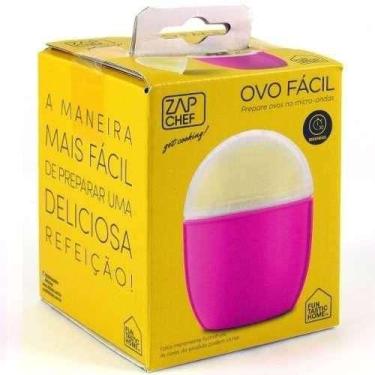 Imagem de Ovo Fácil Acessório para Microondas Rosa * - Funtastic Home, Zap Chef,