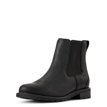 Imagem de ARIAT Bota feminina impermeável Chelsea Wexford, Preto, 8.5