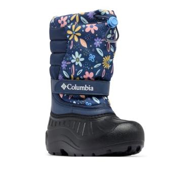 Imagem de Columbia Bota de caminhada infantil unissex Powderbug Snowlite, Nocturnal/Wildflower Whimsy, 21