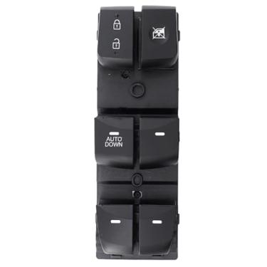 Imagem de Riloer Interruptor de janela de porta Master Power, botão de vidro dianteiro esquerdo do motorista, 93570-3X030, 93570-3X030RY, 93570-3X030-RY, compatível com Hyundai compatível com Elantra 2014-2016