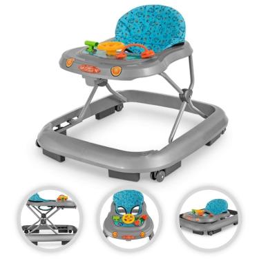Imagem de Andador Infantil Musical Disquinho Andaja Brinquedo com freio Até 12 Kg Tutti Baby