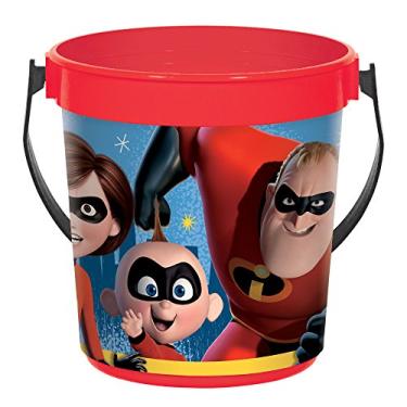 Imagem de amscan Disney/Pixar Incredibles 2" Container, Party Favor, Standard, Red