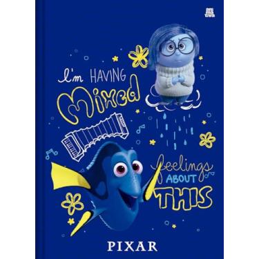 Imagem de Caderno Brochura Animativa 1/4, Capa Dura, Pixar, 80 Folhas, Pacote com 5 Unidades