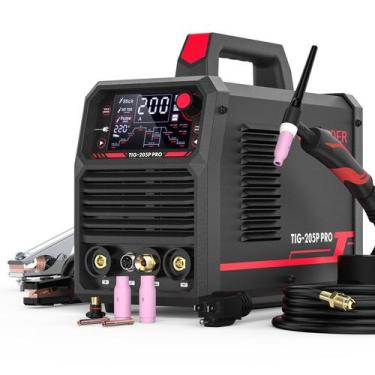 Imagem de Soldador TIG YESWELDER TIG-205P 205A com pulso 110 e 220V