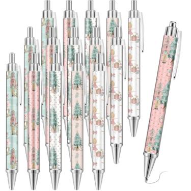 Imagem de Motipuns 100 canetas esferográficas de Natal a granel fofo quebra-nozes doce Papai Noel design boneco de neve canetas de Natal presentes em massa para decoração de árvore de Natal, escritório, casa