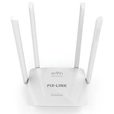 Imagem de Roteador Wi-fi Wireless-n Router 4 Antenas 300 Mbps Pix Link