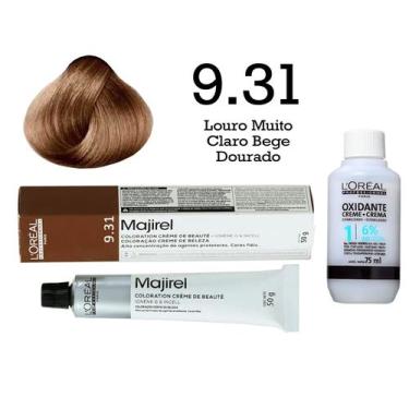 Imagem de Coloração Majirel 9.31 Louro Muito Claro Bege Dourado + Emulsão Oxi 20