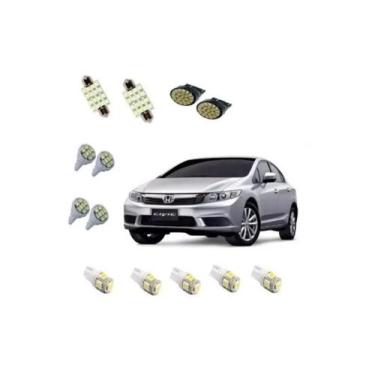 Imagem de Kit Lampadas Led Honda New Civic 2012 A 2017 - Blue Lion