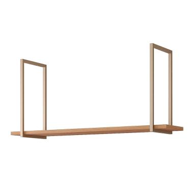 Imagem de Módulo Cozinha MGM Estela Prateleira Suspensa 125cm Freijo-MGM