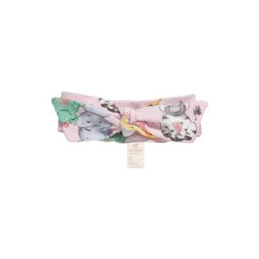 Imagem de Faixa para Cabelo Menina em Suedine Up Baby, Rosa