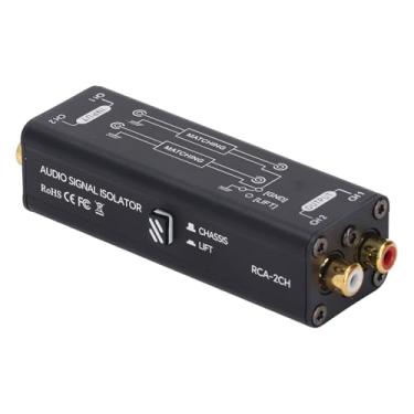 Imagem de Tomvorks 2 Canal Isolador de Ruído do Laço do, Elimine o Moto do HUM para Conhecer o Mixer Player, Manter a Integridade do Sinal Sonoro e a Clareza Com Proteção de Isolamento, Design