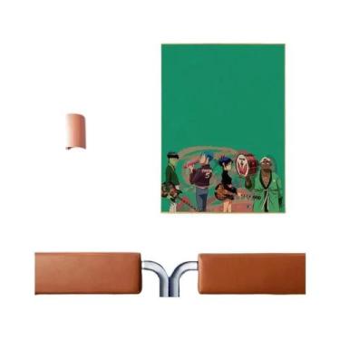 Imagem de Adesivo De Pôster De Papel Kraft Vintage Gorillaz Hip Hop, Decoração D