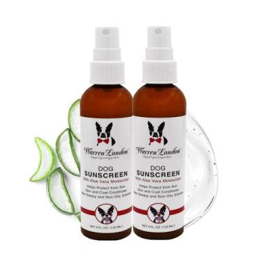 Imagem de Spray de proteção solar para cães Warren London com Aloe Vera, 120 ml,