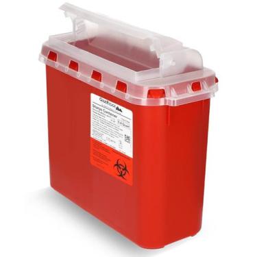 Imagem de Sharps Container Oakridge Products Transparente de 5,1 L, pacote com 1
