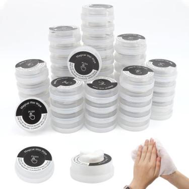 Imagem de Toalhetes de mão BuleVina Hand Pop com aroma de limão, 50 unidades, pr