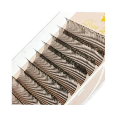 Imagem de Cílios Postiços De Mink 5D Cor Caramelo, Macios, Com Efeito Spike, Vol