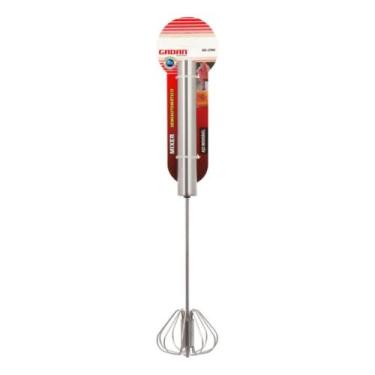 Imagem de Mixer Misturador Batedor Manual Fuê Semi Automático Aço Inox Versátil Para Misturar Bater Mexer Ovos Leite Whey Vitamina Café Coquetel