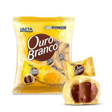 Imagem de Pacote Bombom Ouro Branco Lacta 1 Kg