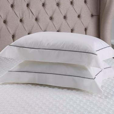 Imagem de JOGO DE LENÇOL NATU PALLINA PRETO 100% ALGODÃO CETIM 300 FIOS CASAL 4 PÇS