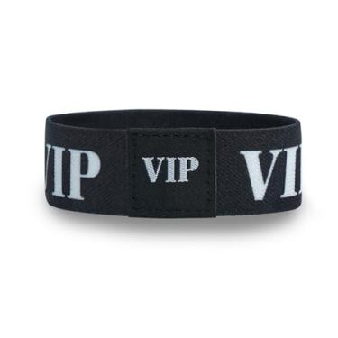 Imagem de Ronglry 2 pulseiras de festa para eventos, pulseiras VIP, pulseiras elásticas macias VIP, pulseiras de concerto, pulseira de admissão para casamentos, clubes, bares, festas, suprimentos para eventos