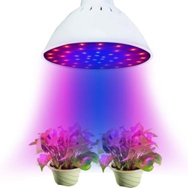 Imagem de Lâmpada LED PAR56 20W – Espectro completo para ervas e plantas medicinais, cultivo interno/externo, base E26, 110V, luzes vermelhas e azuis