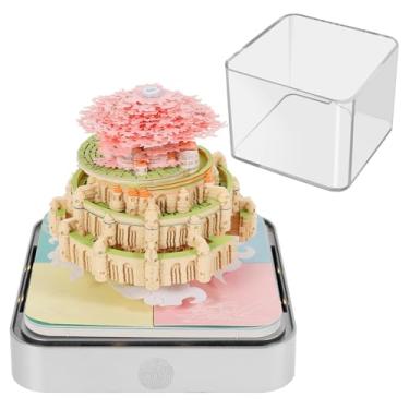 Imagem de Calendário 3D 2026, mini calendário de mesa 3D com luz de LED, bloco de notas faça você mesmo, papel artesanal, arte romântica, casa na árvore, bloco de notas para presente de Natal, inauguração de