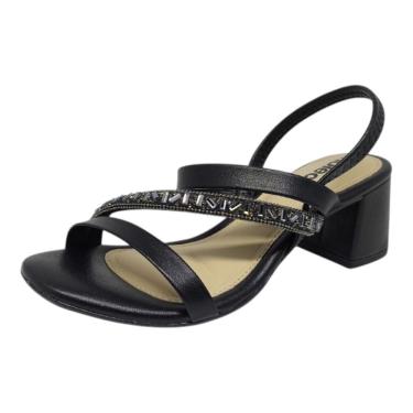 Imagem de Sandalia Salto Bloco Conforto Moleca Moda Casual 5496.102