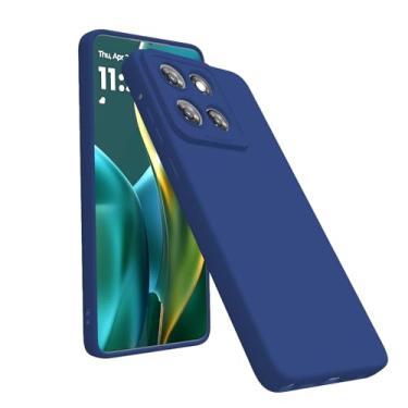 Imagem de Capa compatível com Moto G Stylus 2025: proteção militar de silicone líquido, capa de grau Armor G Stylus 2025, capas de telefone de proteção resistente para G Stylus azul