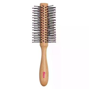 Imagem de Escova de Cabelo Meia Lua Pinos Nylon Ricca