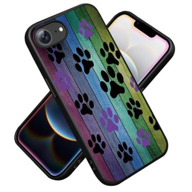 Imagem de ZXHSBROK Capa para iPhone 16e, silicone fino premium com [forro de microfibra macio antiarranhões] capa protetora à prova de choque para iPhone 16e (2025) 6,1 polegadas, placa de madeira rústica com