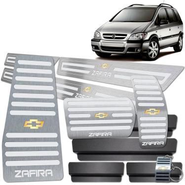 Imagem de Descanso Soleira Pedaleira Automático Prata Zafira 2001 A 12