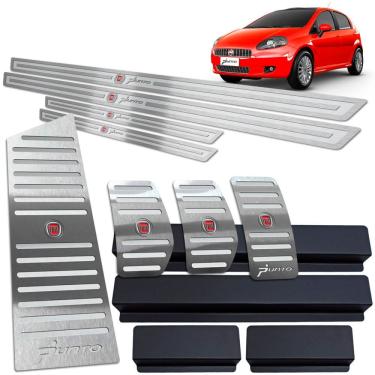 Imagem de Descanso Soleira Pedaleira Manual Prata Punto 2007 2012