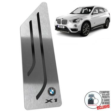 Imagem de Descanso De Pé Em Aço Inox Bmw X1 2016 a 2020 Preto
