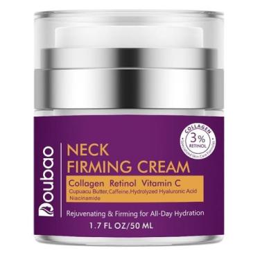 Imagem de Creme reafirmante de pescoço VicGFHS Retinol com colágeno e ácido hial