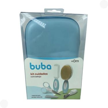 Imagem de Kit Cuidados Para Bebês Com Estojo Azul 8 Peças 19600 - Buba