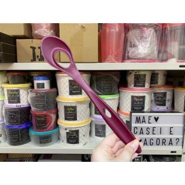 Imagem de Colher Vazada Ideal Tupperware Marsala - 31cm